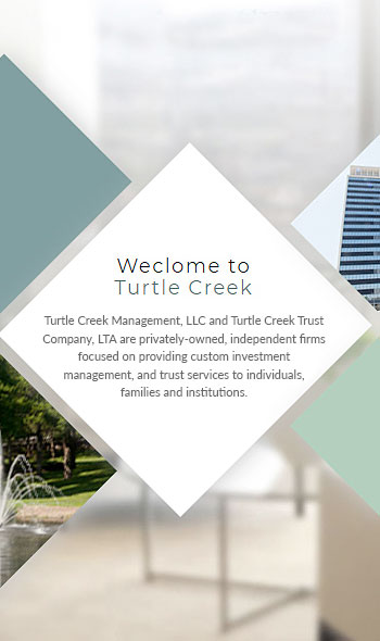 Welcome to Turtle Creek image collage custom investment management